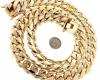 1.5 Kilo Miami Cuban Link Chain 14K Solid Gold Necklace for Men