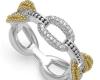Lagos Caviar Lux Small 18k Gold Eternity Diamond Ring