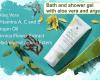 Luxurious bath and shower gel with aloe vera and argan oil