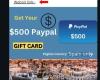 PAYPAL GIFT CARD OFFER!