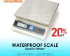 moisture and dirt proof weighing scale with digital display