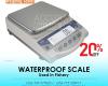 IP68 bench scale 15 kg x 5g with stainless steel housing